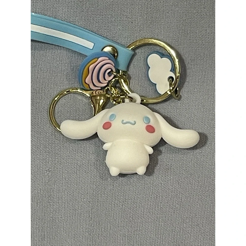 NEW Sanrio Hello Kitty Cinnamonroll Action Figure Keychain‎  Bag Charm Key Ring